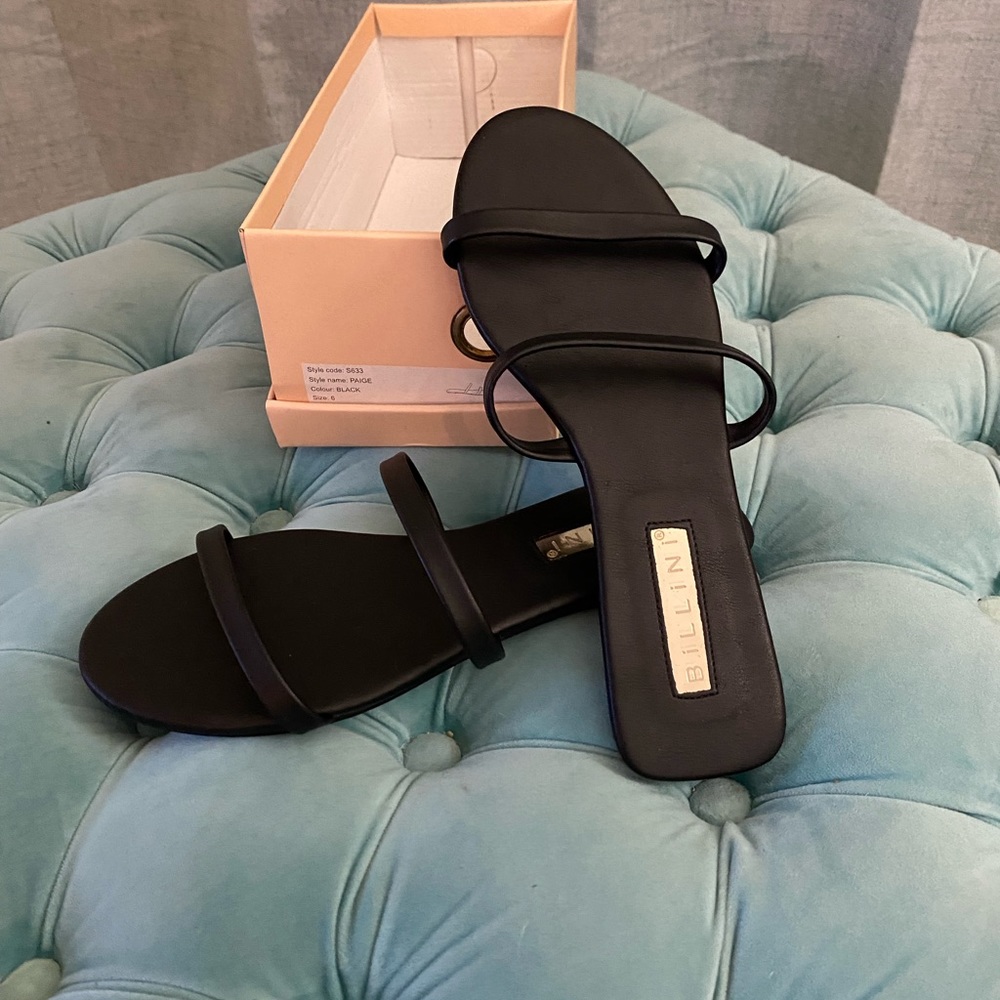 Billini black sandals Sz 6